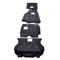 Защита картера и КПП комплект Toyota Hilux 2015-/ Fortuner 2015- сталь 2мм