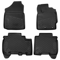  Коврики в салон Toyota Ractis 2010-2016 2WD с бортом (полиуретан) 