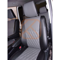 Чехлы из экокожи Toyota Noah / Voxy 80/85 2014- второй ряд 60/40