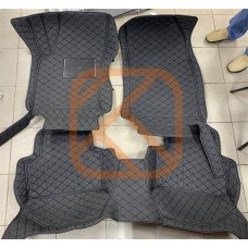Кожаные коврики 3D для Nissan Qashqai 2012-2019 левый руль