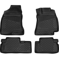 Коврики 3D в салон TOYOTA Wish 20 2WD 2009-2016, Правый руль, на 2 ряда 4 шт. (полиуретан)