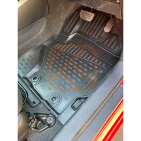 Коврики в салон 3D TOYOTA Axio Fielder 165 гибрид 2012- правый руль., 4 шт. (полиуретан, с бортом)