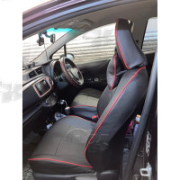 Чехлы Toyota Vitz 2011-2018 130 разд. подголовники Автокомфорт