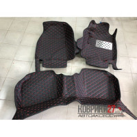 Кожаные коврики 3D для Toyota Prius 20 кузов 2003-2012 правый руль
