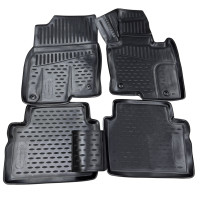 Коврики в салон MAZDA CX5, 2017->  ПРАВЫЙ РУЛЬ (полиуретан)