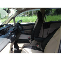 Чехлы из экокожи Honda Stepwgn 2005-2009 на 3 ряда