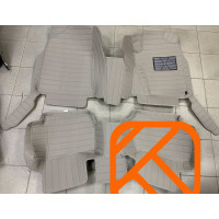 Кожаные коврики в салон 3D на Wish 14 кузов 4WD