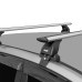 LUX Трэвел 82 - багажник на крышу Kia Rio II хэтчбек с аэродинамическим крыловидным профилем дуг (арт. 847605)