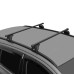 LUX Стандарт - багажник на низкие рейлинги Haval H6 с прямоугольным профилем дуг - артикул 843911 с замком под ключ