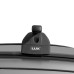 LUX Стандарт - багажник на низкие рейлинги  Lifan X70 с прямоугольным профилем дуг - артикул 845496 + 843157 с замком под ключ