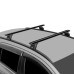 LUX Трэвел 82 - багажник на низкие рейлинги  Volkswagen Touareg 3 с аэродинамическим крыловидным профилем дуг - артикул 849319