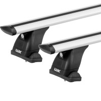 LUX Трэвел 82 - багажник на крышу Kia Pro Ceed I хэтчбек с аэродинамическим крыловидным профилем дуг с замком под ключ
