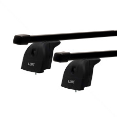 LUX Стандарт - багажник на низкие рейлинги Haval F7 с прямоугольным профилем дуг - артикул 791484