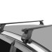 LUX Стандарт - багажник на крышу Kia Optima IV [рестайлинг] с прямоугольным профилем дуг с замком под ключ - артикул 791224 + 843157
