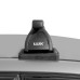 LUX Стандарт - багажник на крышу Mazda 2 II (DE) с прямоугольным профилем дуг