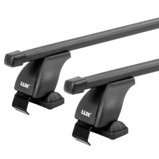 LUX Стандарт - багажник на крышу Skoda Rapid I лифтбек с прямоугольным профилем дуг (арт. 696788)