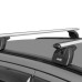 LUX Аэро 52 - багажник на низкие рейлинги  Volkswagen Touareg 3 с аэродинамическим профилем дуг - артикул 849302 + 843157 с замком под ключ