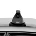 LUX Стандарт - багажник на крышу Fiat Doblo I без рейлингов с прямоугольным профилем дуг