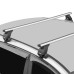 LUX Аэро 52 - багажник на крышу Nissan Serena 25 /26  с аэродинамическим профилем дуг с замком под ключ