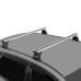 LUX Трэвел 82 - багажник на крышу Nissan X-Trail I (T30) без фар на крыше с аэродинамическим крыловидным профилем дуг