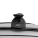 LUX Трэвел 82 Black - багажник на крышу Lada Kalina хэтчбек с аэродинамическим крыловидным профилем дуг