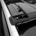 LUX ХАНТЕР L47-B - багажник на рейлинги с бесшумным аэродинамическим профилем дуг черного цвета