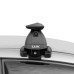 LUX Трэвел 82 - багажник на крышу Lada Vesta I седан с аэродинамическим крыловидным профилем дуг с замком под ключ - артикул 791781 + 843157