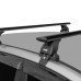 LUX Трэвел 82 Black - багажник на крышу Mitsubishi Colt Z30 5-дв. с аэродинамическим крыловидным профилем дуг черного цвета (арт. 846646)