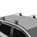 LUX Аэро 52 - багажник на крышу Land Rover Discovery III без рейлингов с аэродинамическим профилем дуг