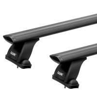LUX Трэвел 82 Black - багажник на крышу TagAZ Tager с аэродинамическим крыловидным профилем дуг черного цвета - артикул 847766