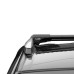 LUX ХАНТЕР L43-B - багажник на рейлинги с бесшумным аэродинамическим профилем дуг черного цвета