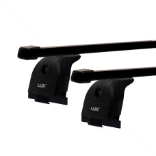 LUX Стандарт - багажник на водосток Lada Niva с прямоугольным профилем дуг