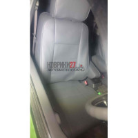 Чехлы из экокожи Mitsubishi Pajero II 1991-1999 (5 дверный) сплошной диван