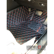 Кожаные коврики 3D для Toyota MarkX 120 правый руль