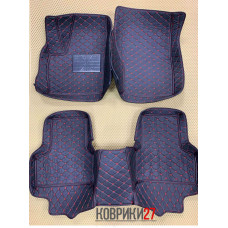 Кожаные коврики в салон 3D Mitsubishi ASX 2011-2015 Левый руль 