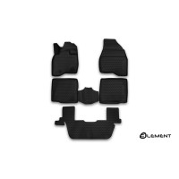 Коврики 3D в салон FORD Explorer, 2015->, 5 шт. (полиуретан)