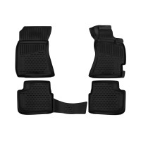 Коврики 3D в салон SUBARU Forester 3 SH 2007-2012, правый руль, 4 шт. (полиуретан)