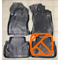 Коврики 3D в салон SUBARU Forester, 2013-2018 SJ Правый руль (полиуретан)