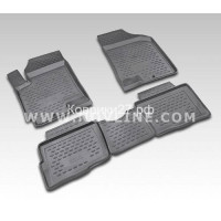 Коврики в салон KIA Soul 2008->, 4 шт. (полиуретан)