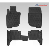 Коврики в салон MITSUBISHI L200 2005-2015, 4 шт. (полиуретан)