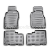 Коврики в салон NISSAN Patrol 1997-2010, 4 шт. (полиуретан)