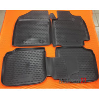 Коврики серые TOYOTA Allion/Premio 2001-2007  240 кузов, серые (борт, полиуретановые)