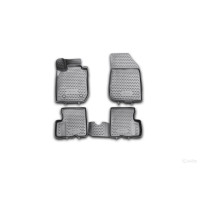 Коврики 3D в салон NISSAN Terrano, 2014->, 2WD, 4шт. (полиуретан)