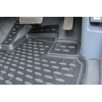 Коврики в салон HONDA Odyssey RA6 JDM 12/1999-09/2003, Правый руль, 3 ряда, 5 шт. (полиуретан)