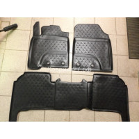 Коврики в салон LEXUS LX570, 2012-2015 5 мест, 3 шт. (полиуретан)