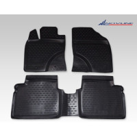 Коврики в салон TOYOTA Avensis 01/2009-2011, 4 шт. (полиуретан)