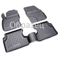 Коврики 3D в салон HONDA Civic 4D, 01/2012->, сед., 4 шт. (полиуретан)