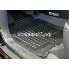 Коврики в салон TOYOTA Land Cruiser Prado 120 2003-2009, Черный (полиуретан) 