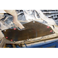Защита картера и КПП Nissan Murano 2003-2007 сталь 2мм