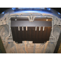 Защита картера и КПП Suzuki Swift / Chevrolet Cruze правый руль 2000-2005 сталь 2мм